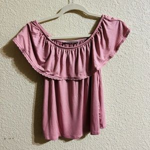 Double zero pink shirt size s